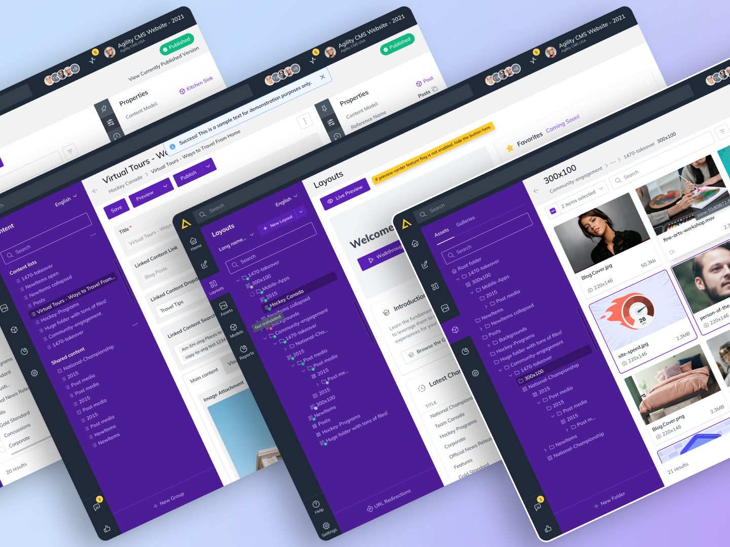 The redesigned Agility CMS content editor.