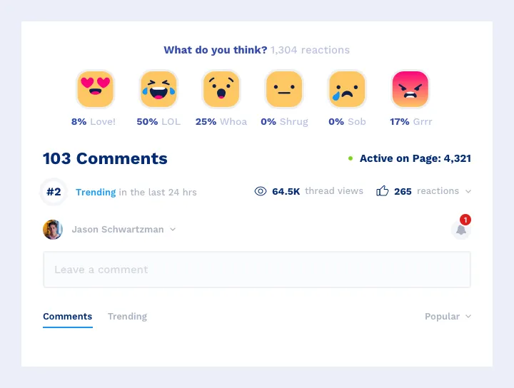 Commenting overview iteration.