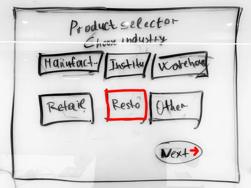 The product selector concept.