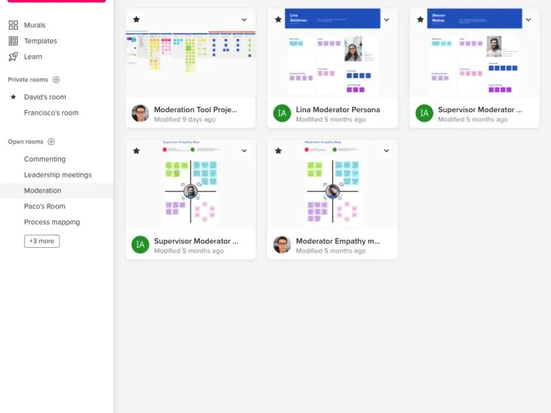 Competitor dashboard with left drawer navigation.